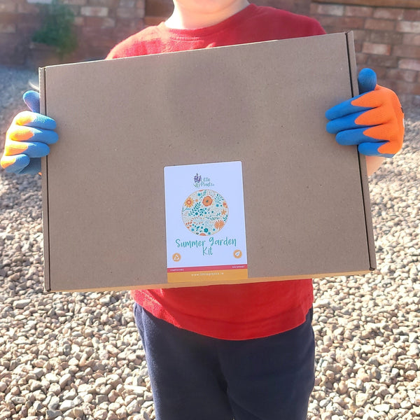 Children's Plastic Free Gardening Subscription Kit  - Seasonal for One Child - One Kit every 3 Months
